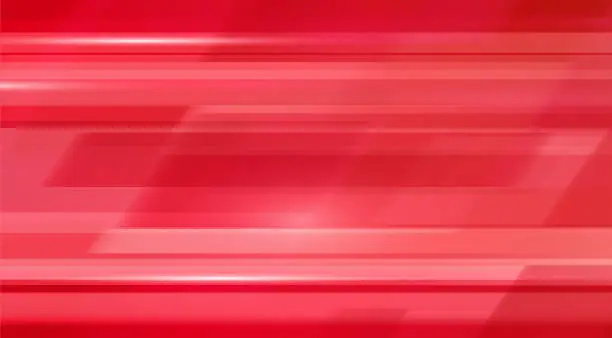 Vector illustration of Abstract blurry red speed background