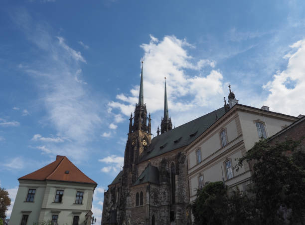 istock Cathedral of St Peter and Paul in Brno 1635155033