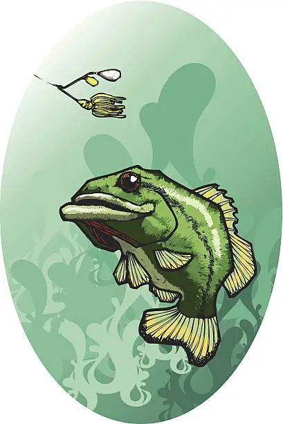 Vector illustration of Bucket Mouth