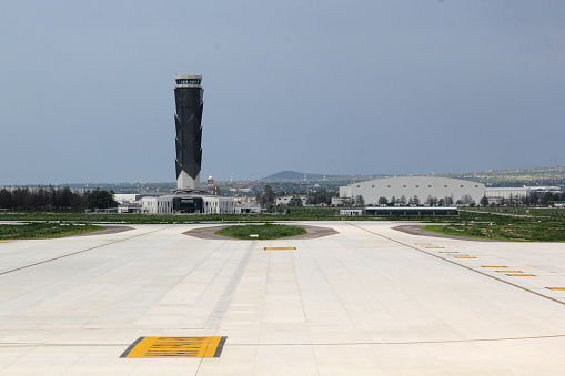 State of Mexico, Mexico - July 28, 2023: The Santa Lucia Military Air Base, located in Zumpango, is now the Felipe Angeles International Airport AIFA