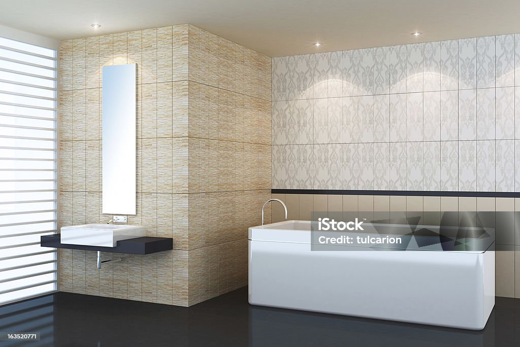 Современный спа-ванная комната - Стоковые фото Архитектура роялти-фри