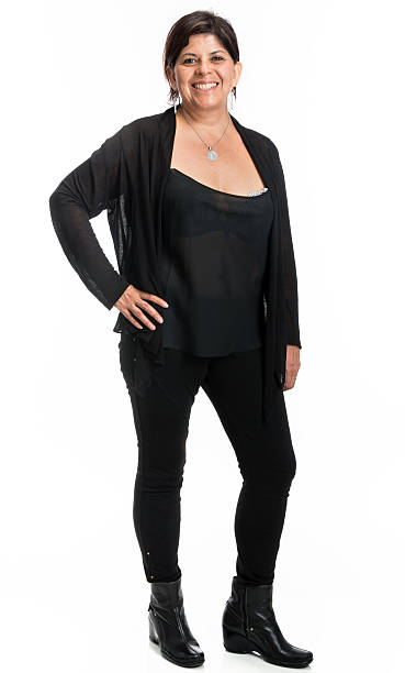 Hispanic business woman hispanic business woman posing on white background mediterranean woman portrait stock pictures, royalty-free photos & images