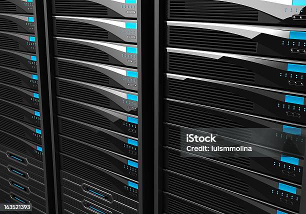 Rack De Servidores De Alto Rendimiento Foto de stock y más banco de imágenes de Aparato de telecomunicación - Aparato de telecomunicación, Componente de ordenador, Comunicación global