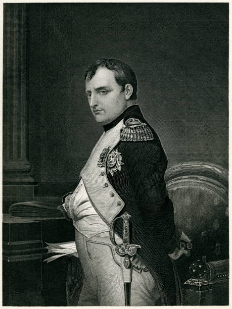 ilustrações, clipart, desenhos animados e ícones de napoleão bonaparte - napoleon bonaparte