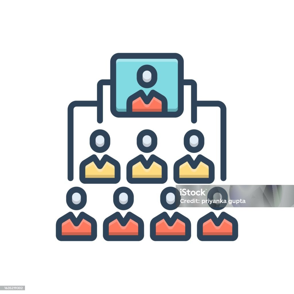 Commitee Members Vector Organizations Combination Stock Illustration - Download Image Now ...