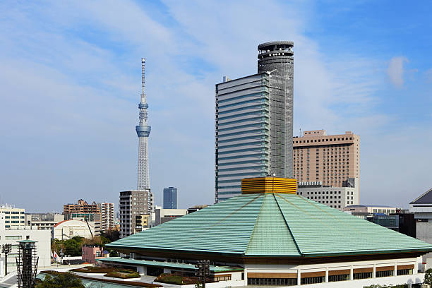 tokyo skytree - sumo - fotografias e filmes do acervo