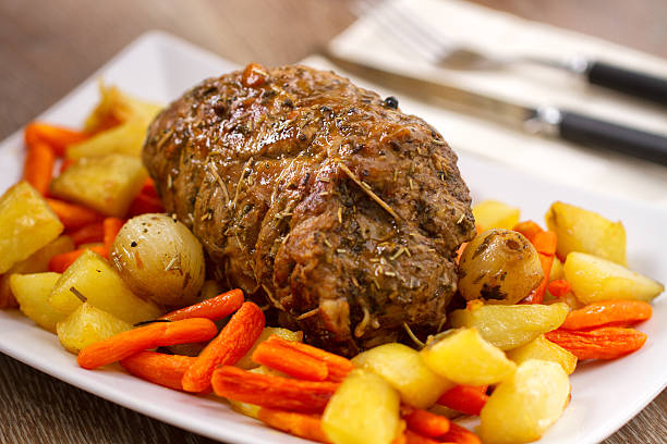 istock Roast Beef with Potatoes and Carrots 163524853