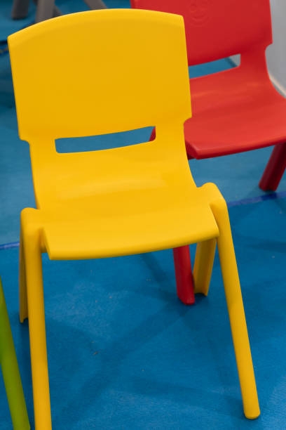 istock Colorful plastic desk and chair 1635252239