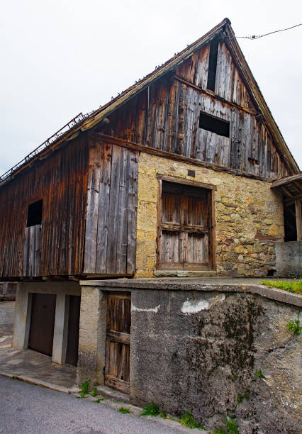 istock Building in Ovaro, Italy 1635260813