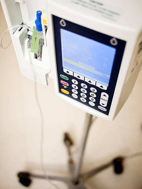 istock Photo of an IV drip machine top down 163526420