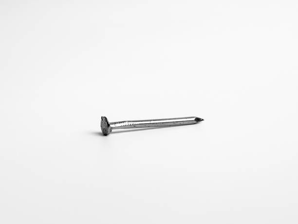 istock One Silver Shiny Sharp Metal Nail Closeup Photo Isolated On White Background 1635289189