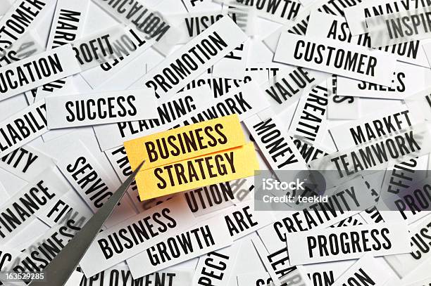 Business Strategy Concept Stock Photo - Download Image Now - Abstract, Advice, Analyzing