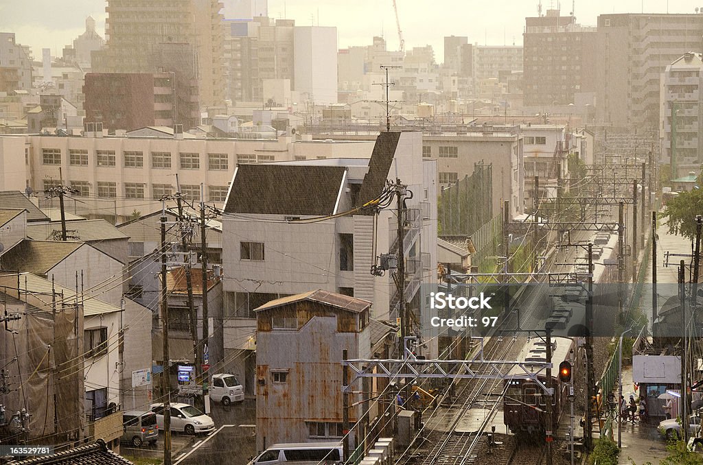 Storm di Osaka, in Giappone. - Foto stock royalty-free di Città