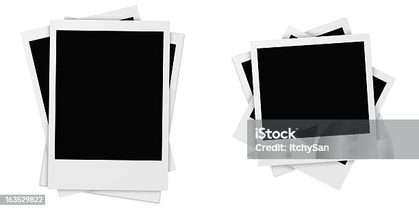 Polaroid Photo Frames Stock Photo - Download Image Now - Instant Print Transfer, Stack, Frame - Border