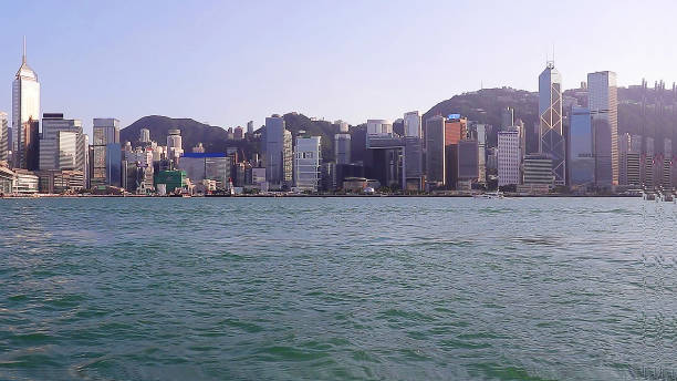 istock Skyline of Central District in Hong Kong. 1635339344