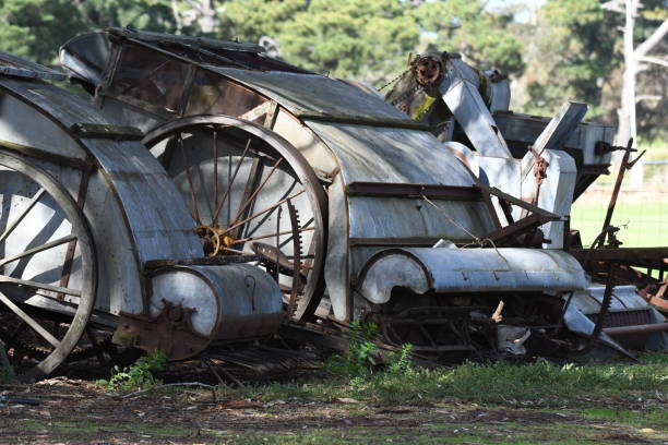 istock Vintage farm machinery 1635363586