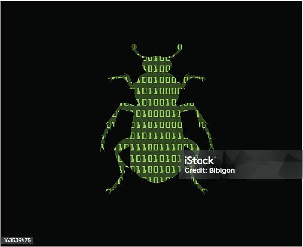 Computerfehler Stock Vektor Art und mehr Bilder von Ansteckende Krankheit - Ansteckende Krankheit, Binärcode, Computer