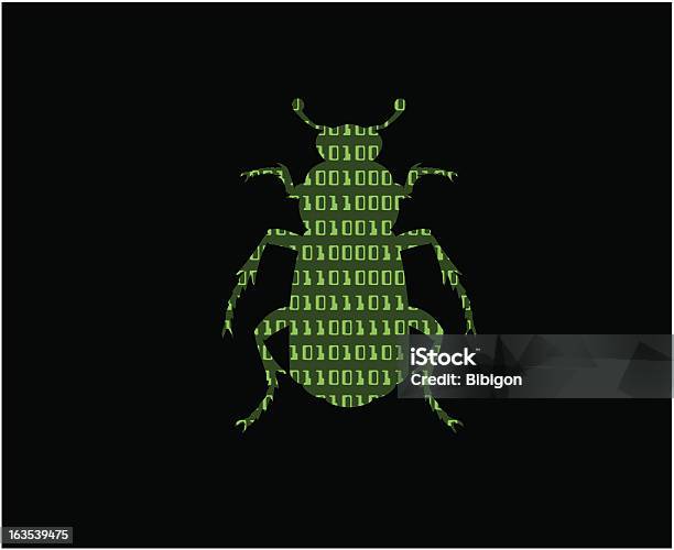 Computer Bug Design Computer Bug Stock Illustration - Download Image Now - Binary Code ...