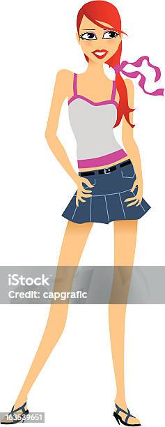 Fashion Girl Stock Illustration - Download Image Now - Adult, Beauty, Concepts