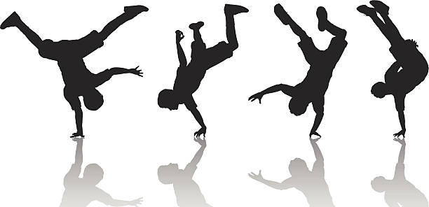 ilustrações, clipart, desenhos animados e ícones de dançarino - dancing breakdancing street city life