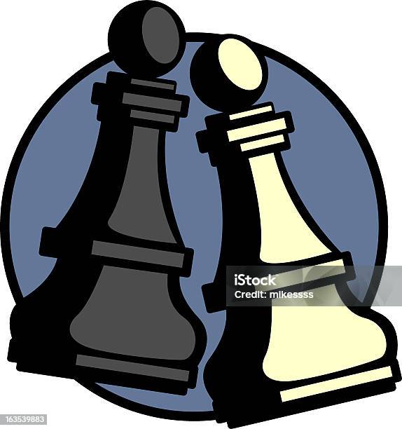 Schachfiguren Stock Vektor Art und mehr Bilder von Bauer - Bauer, Brettspiel, Freizeitspiel
