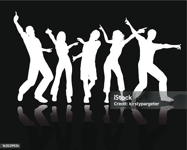 People Dancing Stock Illustration - Download Image Now - Adult, Arts Culture and Entertainment, Attitude