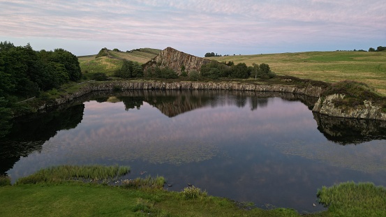 Northumberland beauty spot just off hadrians wall