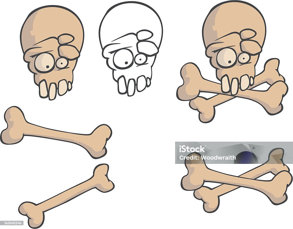 Schädel 3 - Lizenzfrei Bizarr Vektorgrafik