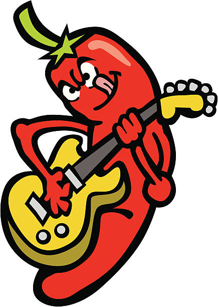 Red Hot Chili Pieprz – artystyczna grafika wektorowa