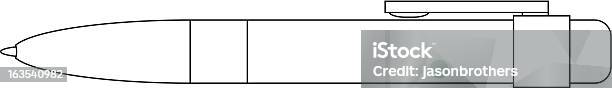 Ilustración de Vector De Lápiz y más Vectores Libres de Derechos de Bolígrafo de punta esférica - Bolígrafo de punta esférica, Dibujar, Fila - Arreglo