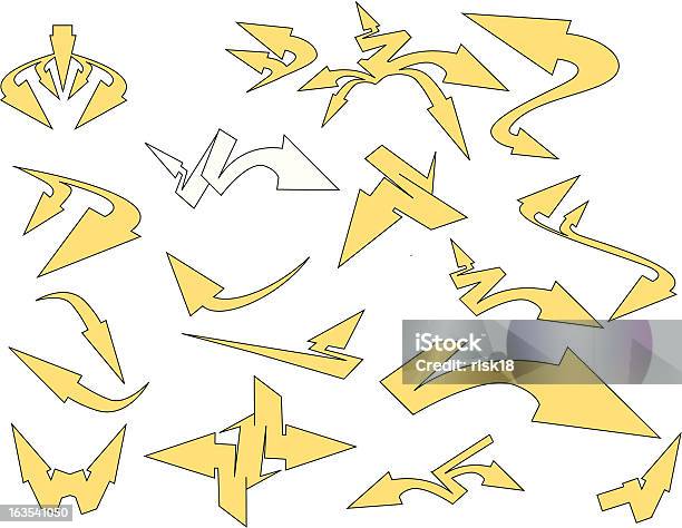 Graffiti Arrows Stock Illustration - Download Image Now - Christmas Decoration, City, Dingbat