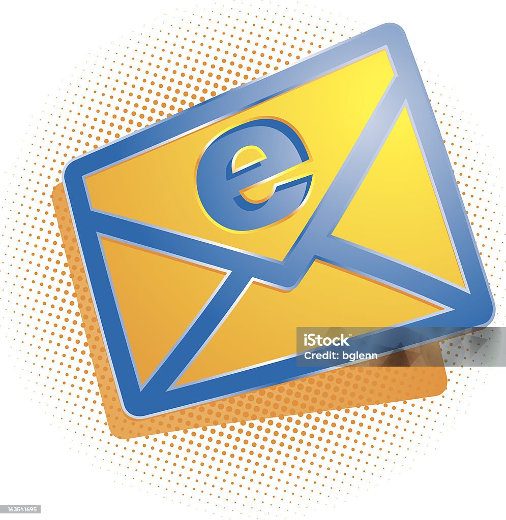 - E-Mail - Lizenzfrei Blau Vektorgrafik