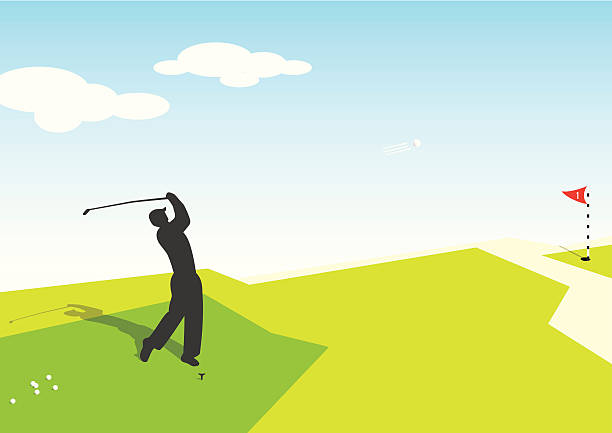 Golf-Spieler – Vektorgrafik