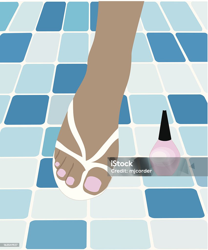 Pretty Pink orteils illustration - clipart vectoriel de Beauté libre de droits
