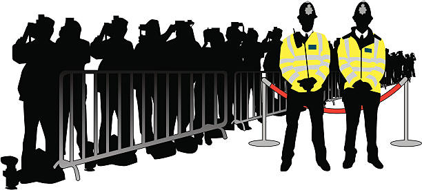 red carpet treatment vector art illustration