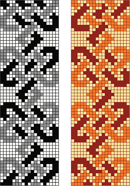 mosaic pattern vector art illustration