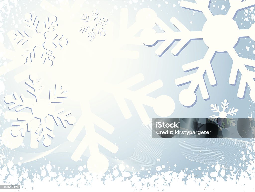 冬の雪 - お祝いのロイヤリティフリーベクトルアート