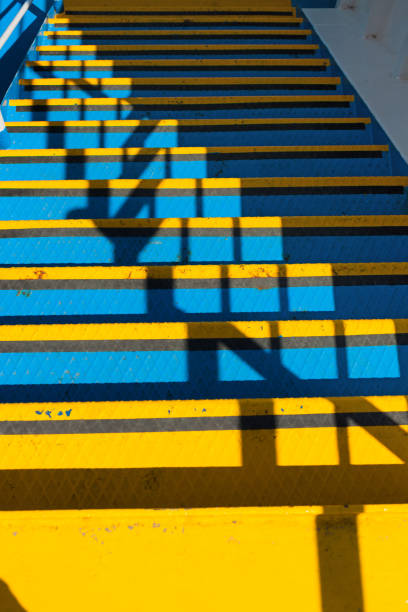 istock Ferryboat deck detail, painted metal surfaces 1635477212