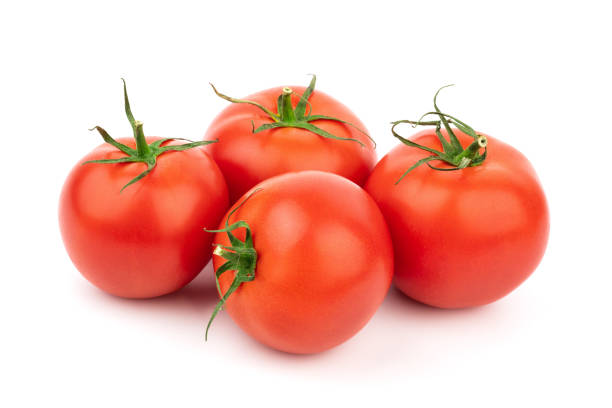 istock Tomato isolated on white background. Fresh vegetable isolated on white background. 1635488428
