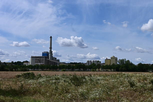 istock far away from the factory. environment. pollution. nature. 1635511416