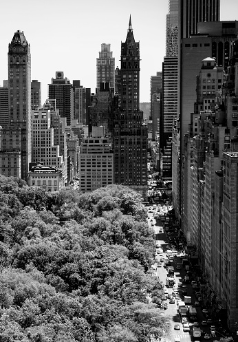 Midtown Manhattan NYC Aerial View.