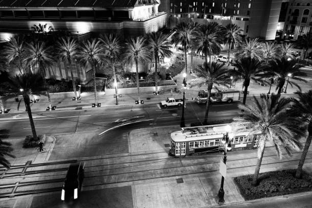 istock Cable Car New Orleans Nightlife. 1635516812