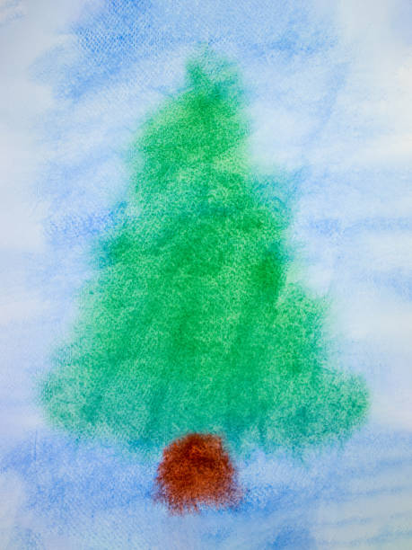 Watercolor Christmas tree, isolated,
green Christmas tree on a blue background Watercolor Christmas tree, isolated,
green Christmas tree on a blue background, watercolor drawing mosman stock illustrations