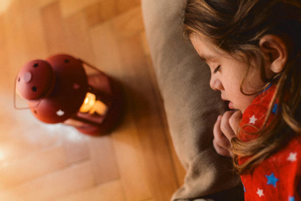 istock Waiting for Santa claus to come! 1635540946