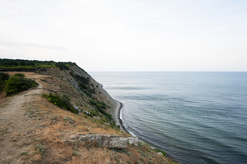 Beautiful seascape on the Black Sea coast in Bulgaria.