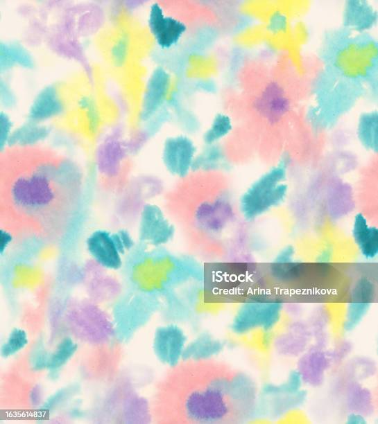 Blur Roses Pattern Seamless Blur Pattern With Flowers Fuzzy Floral Seamless Repeat Pattern ...