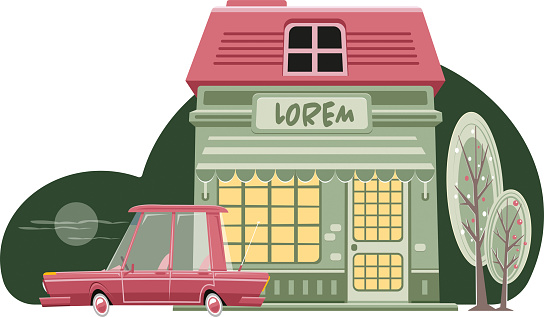 Easy editable 
vintage store vector illustration...
Elements was layered.