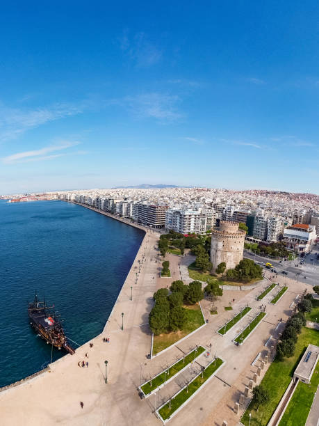 istock The White Tower And Coastline In Thessaloniki 1635731658