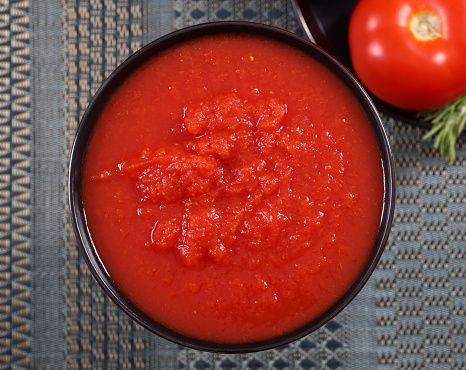 Tomato Puree in bowl