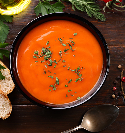 Tomato Soup with Cilantro